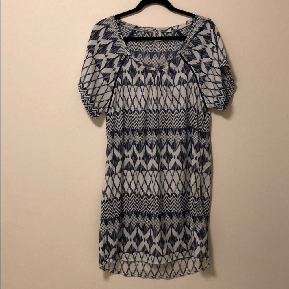 ROXY Blue Patterned Dress
